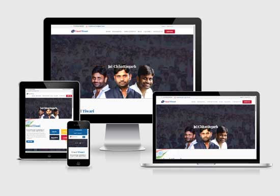Vinod Tiwari website design company in raipur